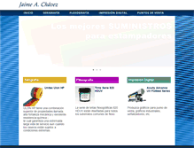 Tablet Screenshot of jaimechavez.com